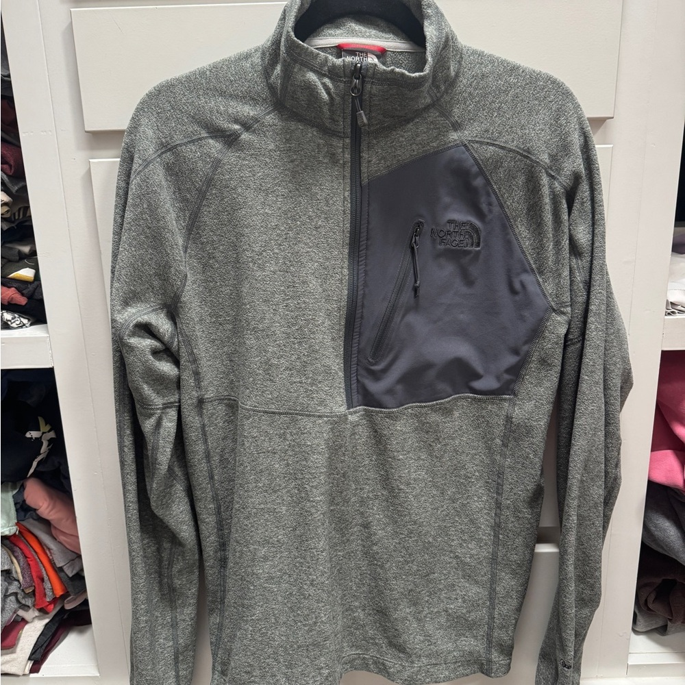 The North Face Gray Full-Zip Jacket